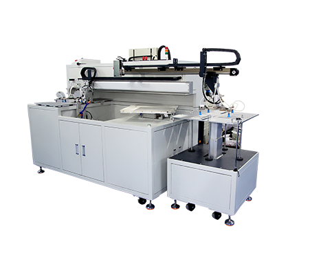 What functions does the software control system of CCD screen printing machine have?